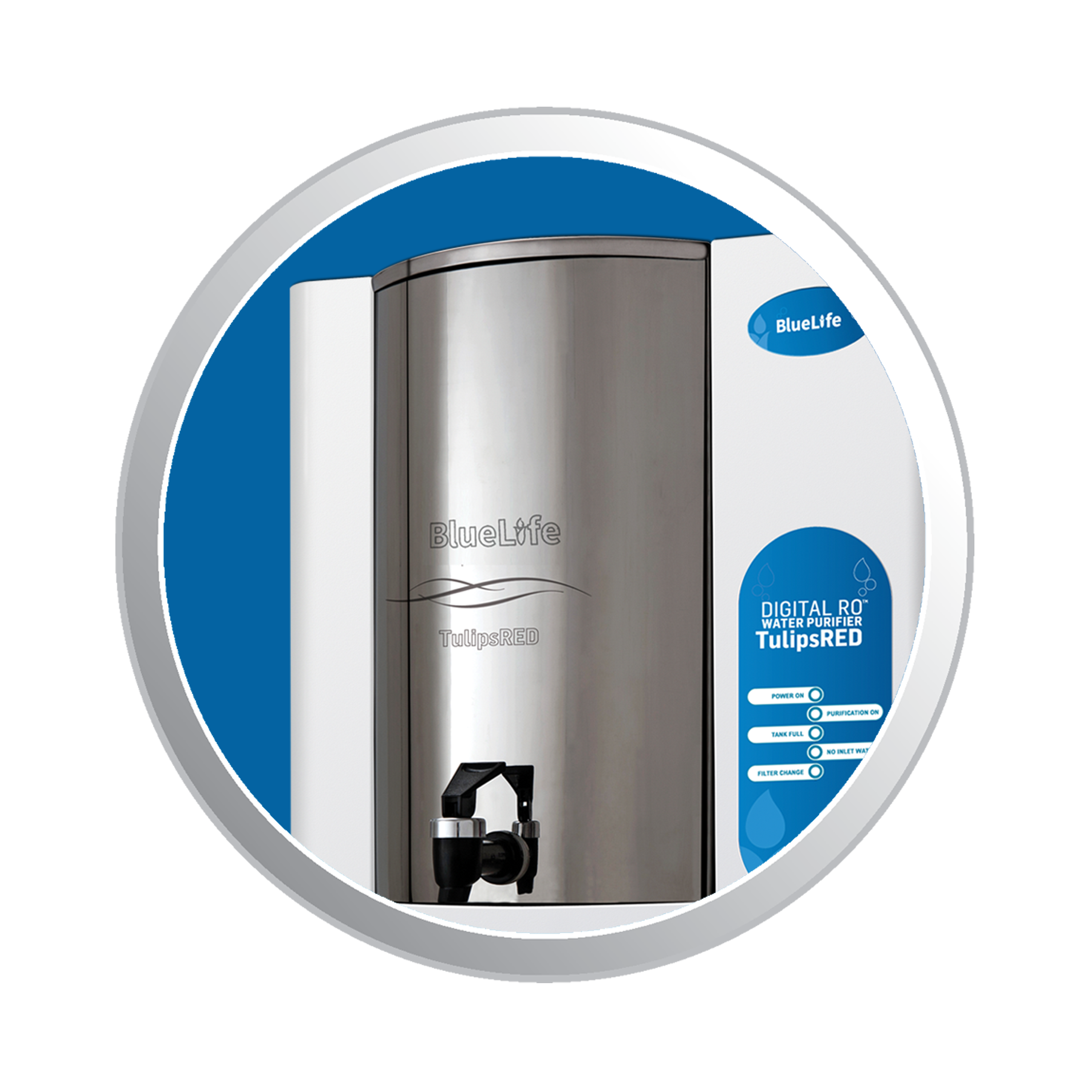 304 stainless steel storage tank icon